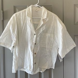 Linen button down shirt